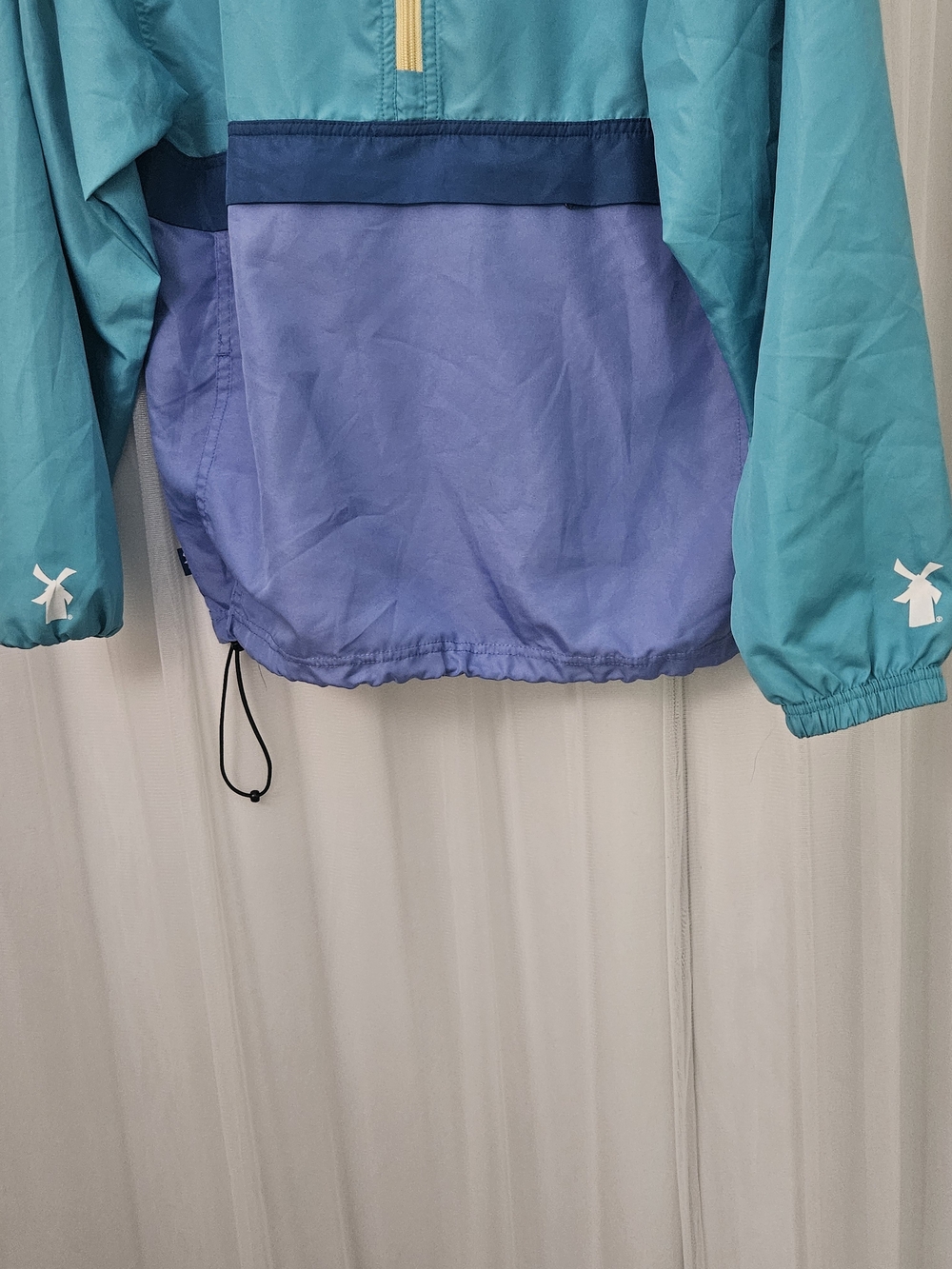 Dutch Bros Teal & Purple Windbreaker Jacket - Picture 5 of 14